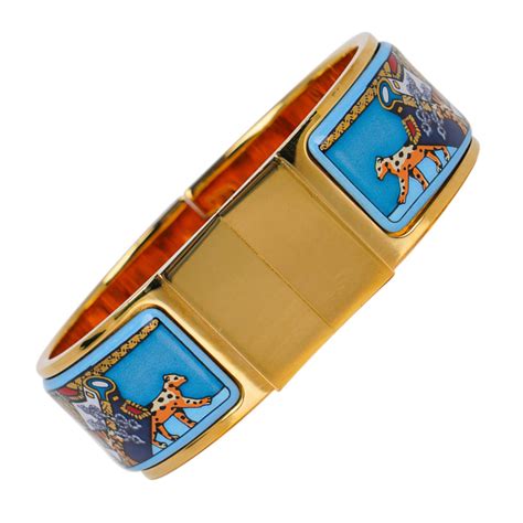 vintage hermes enamel bracelet|hermes enamel bracelets on sale.